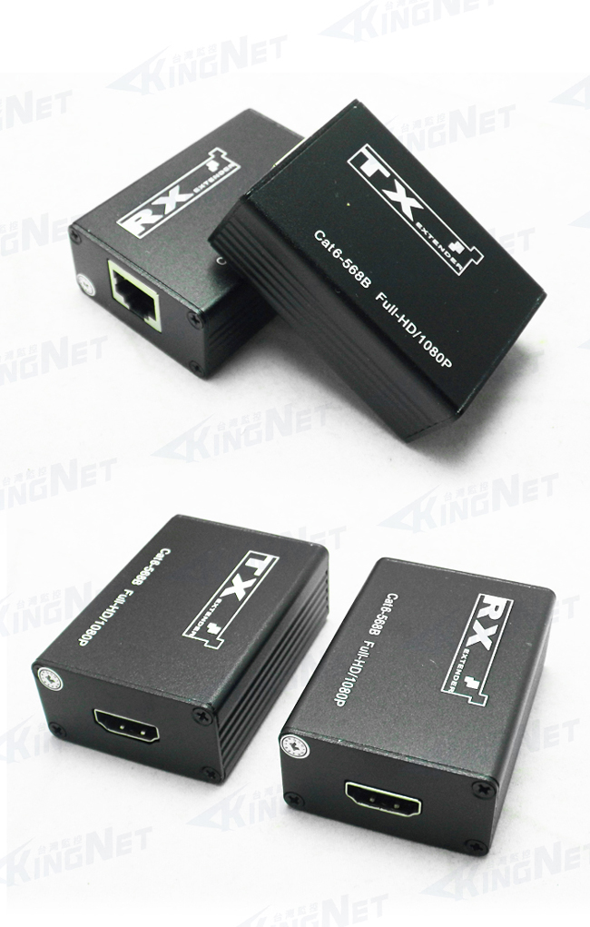 監視器周邊 KINGNET HDMI 訊號延長器 影像延長 30米 30公尺 30M 延長器 免電源施工